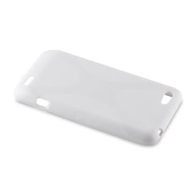 HTC ONE V Deksel Case Cover (hvit)