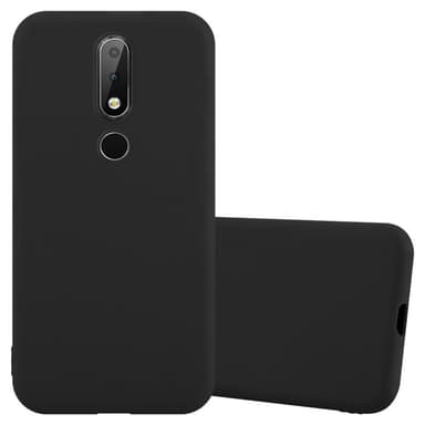 Nokia 6.1 PLUS / X6 silikondeksel cover (svart)