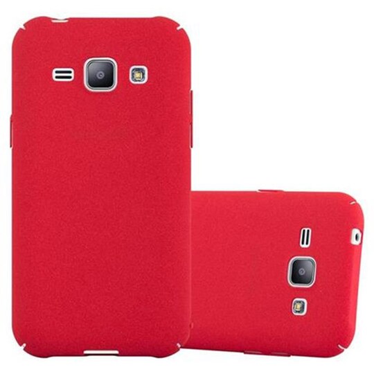 Samsung Galaxy J1 2015 Hardt Deksel Cover (rød)