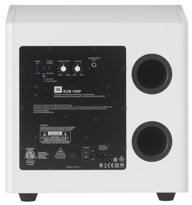 JBL Arena 100P subwoofer (hvit)