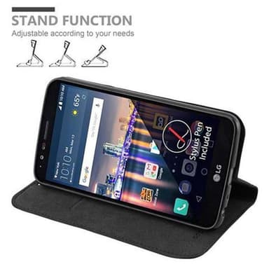 LG STYLUS 3 lommebokdeksel case (svart)