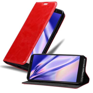 lommebokdeksel Alcatel 3X 2018 case (rød)