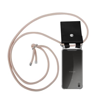Sony Xperia XA1 PLUS Deksel med Halskjede (rosa)