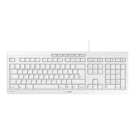 Stream keyboard, Nordic layout, white