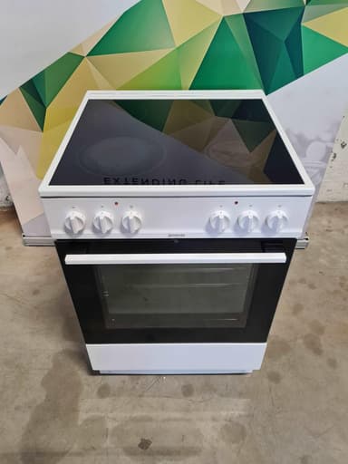 Gorenje keramisk komfyr ECS7613W Hvit - brukt