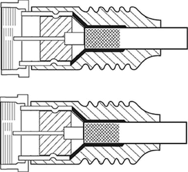 Goobay SAT-antennekabel (135 dB), 4x skjermet
