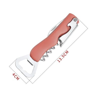 INF 4 i 1 korketrekker vinåpner Rosa