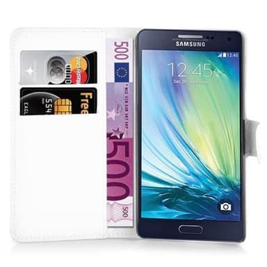 Samsung Galaxy A5 2015 lommebokdeksel etui (hvit)