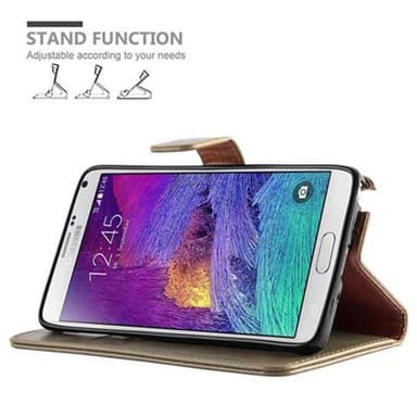 Samsung Galaxy NOTE 4 lommebokdeksel etui (brun)