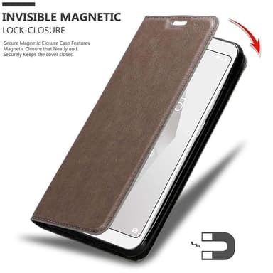 lommebokdeksel BQ Aquaris C case (brun)