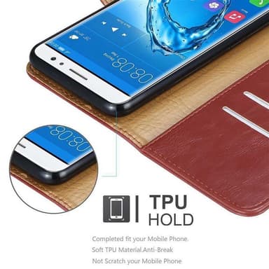 Huawei NOVA PLUS lommebokdeksel etui (rød)