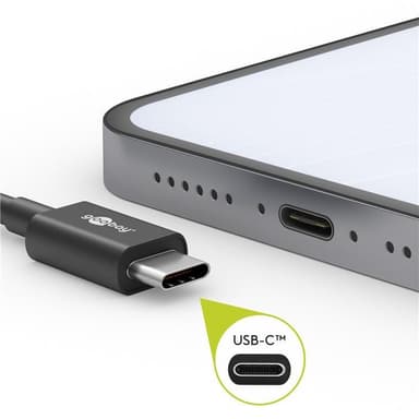 Goobay Lade- og synkroniseringskabel USB-C ""(USB-A> USB-C"")