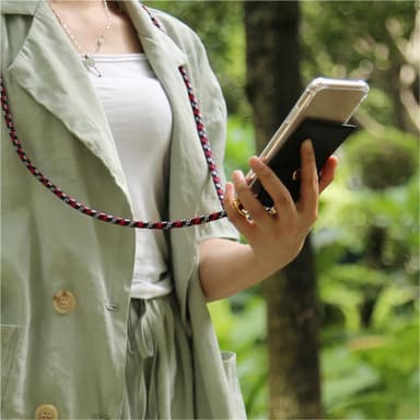Sony Xperia XZ1 COMPACT Deksel med Halskjede (blå)