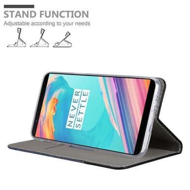 OnePlus 5T lommebokdeksel etui (blå)