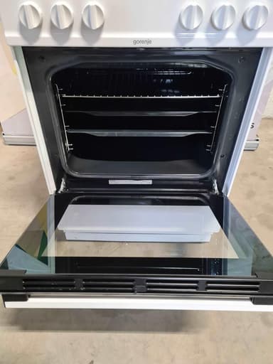 Gorenje keramisk komfyr ECS7613W Hvit - brukt