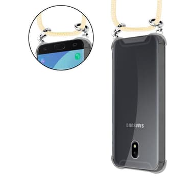 Samsung Galaxy J5 2017 Deksel med Halskjede (gul)