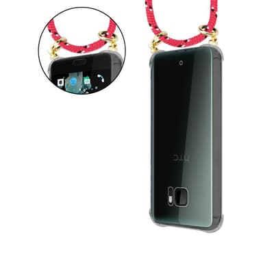 HTC U ULTRA deksel med Halskjede (rosa)