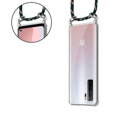 Huawei NOVA 7 SE Deksel med Halskjede (brun)