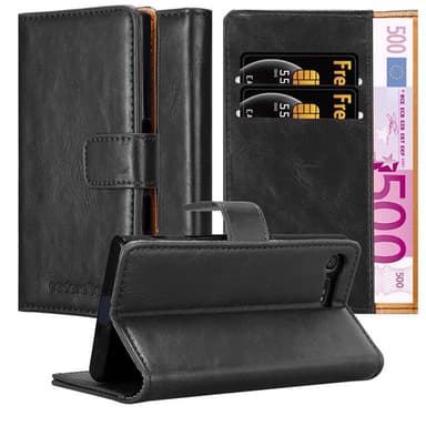 Sony Xperia X COMPACT lommebokdeksel etui (svart)