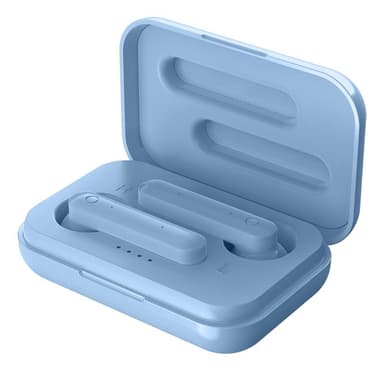 T110 TWS earbuds  charging case semiinear, blue