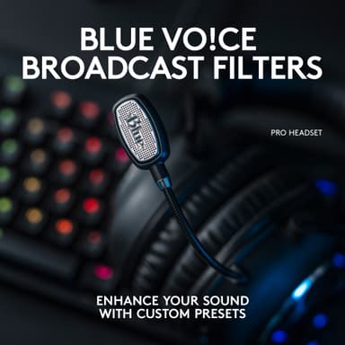 Logitech G Blue Ice Pop klipsmikrofon