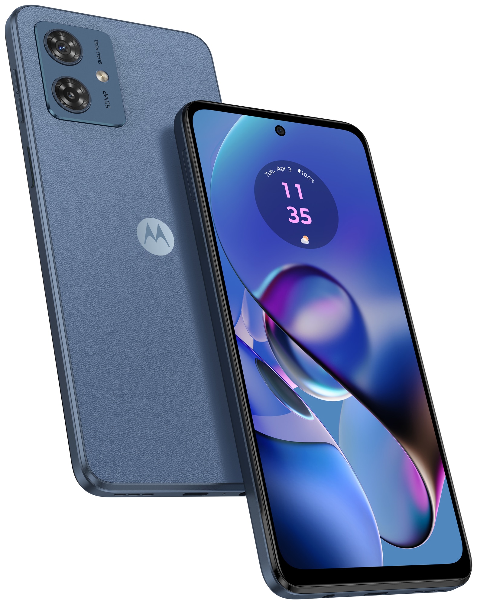 Motorola Moto G54 5G smarttelefon 8/256GB (Indigo Blue) - Elkjøp