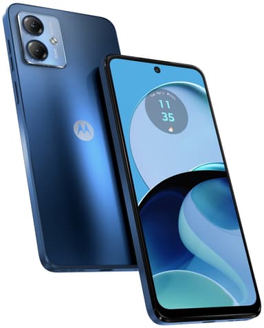 Motorola Moto G14 smarttelefon 4/128GB (blå)