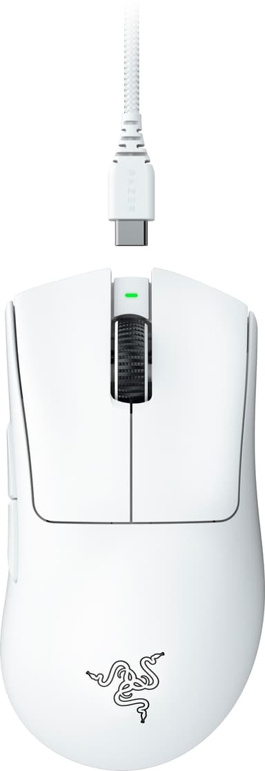 Razer DeathAdder V3 Pro trådløs gamingmus (hvit)