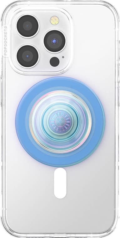 Popsockets PopGrip for MagSafe mobilgrep (opaliserende blå)