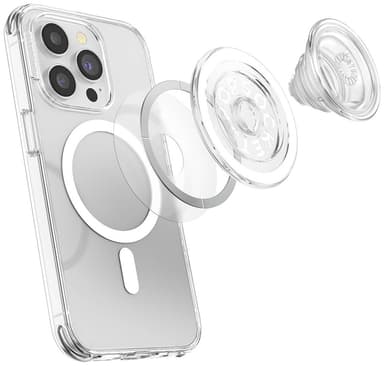 Popsockets PopGrip for MagSafe telefongrep (gjennomsiktig)