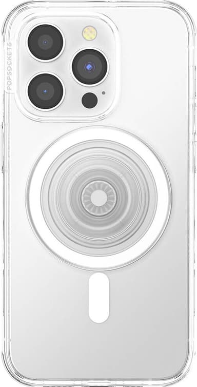 Popsockets PopGrip for MagSafe telefongrep (gjennomsiktig)