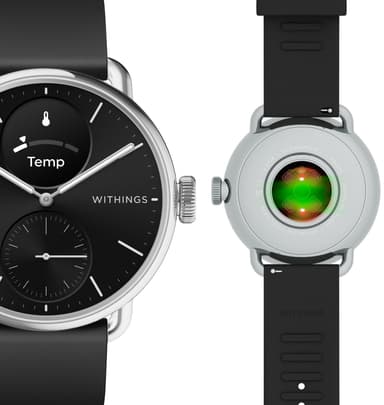 Withings ScanWatch 2 hybrid smartklokke 38mm (sort)