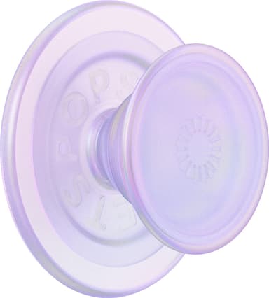 Popsockets PopGrip for MagSafe mobilgrep (opaliserende gjennomsiktig)
