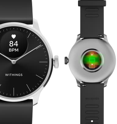 Withings ScanWatch Light hybrid smartklokke 37mm (sort)