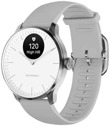 Withings ScanWatch Light hybrid smartklokke 37mm (hvit)