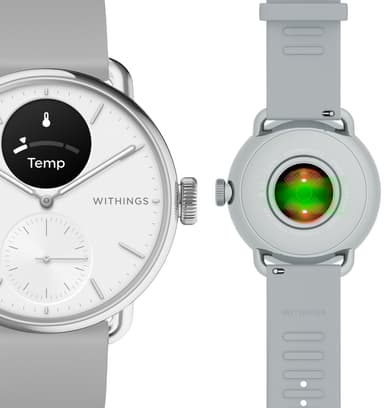 Withings ScanWatch 2 hybrid smartklokke 38mm (hvit)