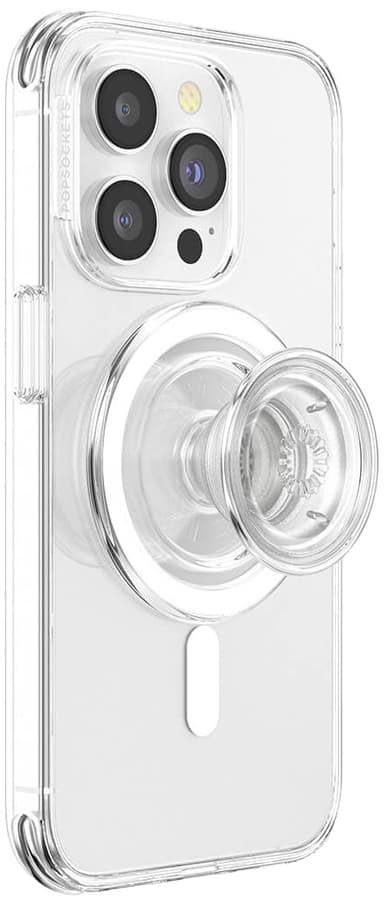 Popsockets PopGrip for MagSafe telefongrep (gjennomsiktig)