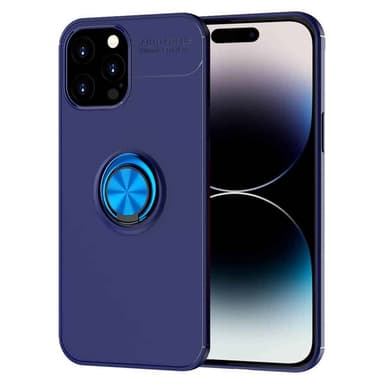 Slim Ring deksel Apple iPhone 15 Pro - Blå