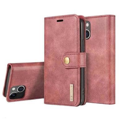 Lommeboketui DG-Ming 2i1 Apple iPhone 15 - Rød