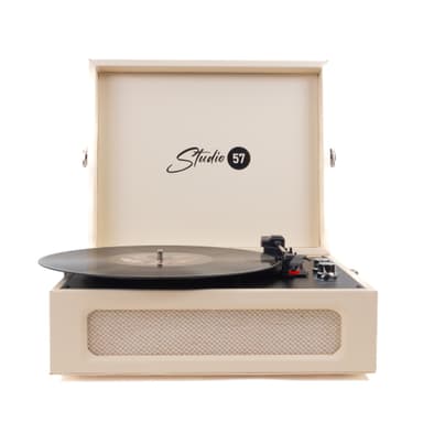 Studio 57 Groovy platespiller (hvit)