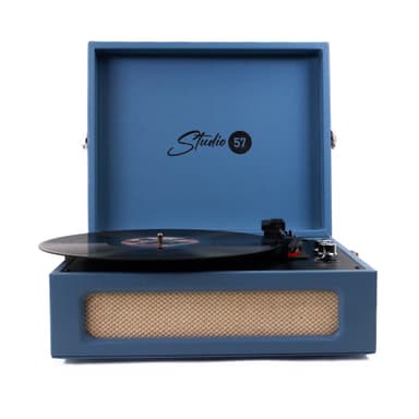 Studio 57 Groovy platespiller (blå)
