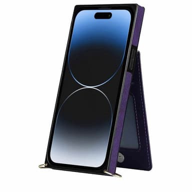 Zipper halskjede deksel Apple iPhone 15 - Lilla