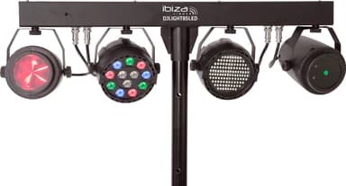 Ibiza LED Lysbar Moonflower + Laser og Strobe