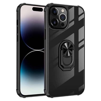 Clear ring deksel Apple iPhone 15 Pro - Svart