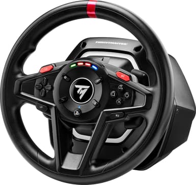 Thrustmaster T128 ratt og pedaler