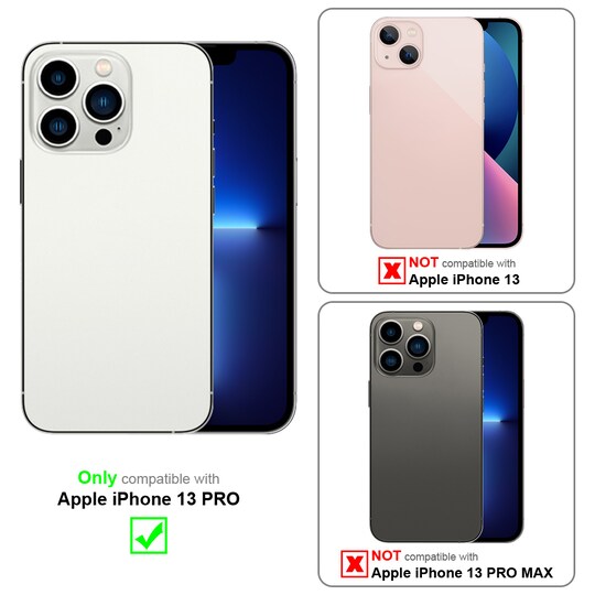 iPhone 13 PRO Deksel Case Cover (blå)
