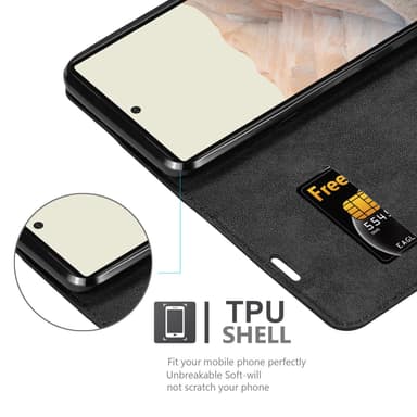 lommebokdeksel Google PIXEL 6 case (svart)