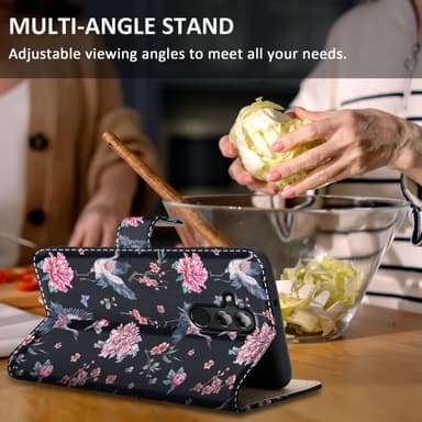 Huawei MATE 20 LITE lommebokdeksel etui (svart)