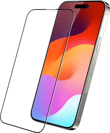 Sandstrøm iPhone 14 Pro/15/16 Curved Glass skjermbeskytter