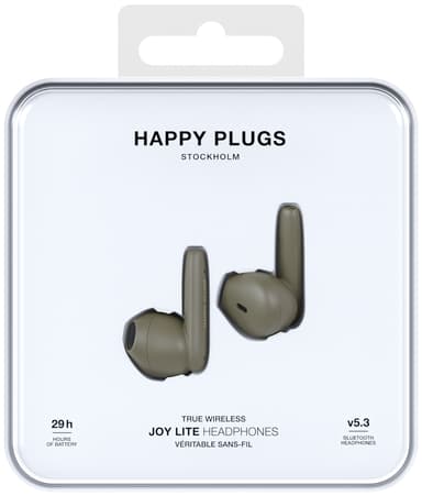 Happy Plugs Joy Lite true helt trådløse in-ear hodetelefoner (grønn)